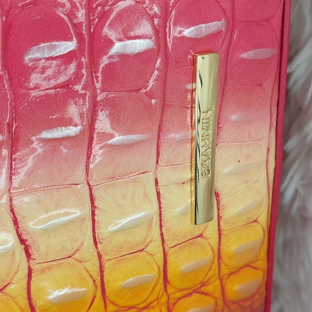 Brahmin Croc-Embossed Tote and Pouch Set
*limited offer free leather jacket * - Picture 3 of 16